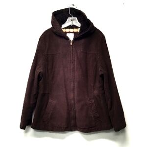 Sonoma - women's jacket hooded brown Size:XL